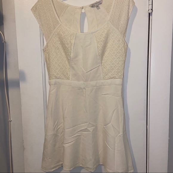 American Eagle Off White A-Line Short Dress - Picture 3 of 7